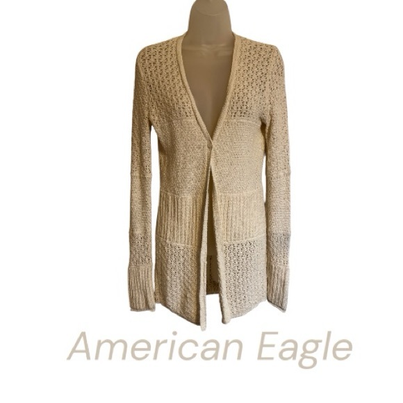 American Eagle Outfitters Sweaters - NEW American Eagle  Cream Women's Spring/Summer Sweater  SMALL    #U